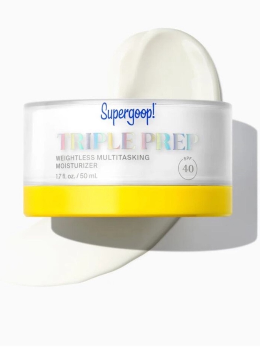 Supergoop! Triple Prep Weightless Multitasking Moisturizer SPF 40 Face Sunscreen